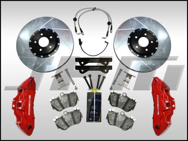 JHM - Front BBK (Big Brake Kit) JHM 382mm Porsche 19Z (Brembo 6 - piston) for B8 A4 - A5 - S4 - S5 - Q5