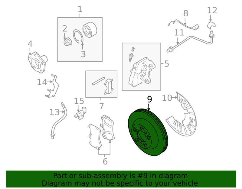 Genuine Porsche parts diagram