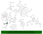 Part can be found as reference #12 in illustration