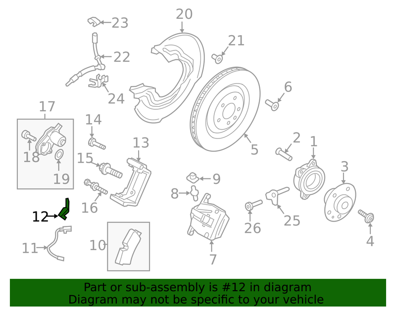 Part can be found as reference #12 in illustration