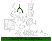 Genuine Porsche parts diagram