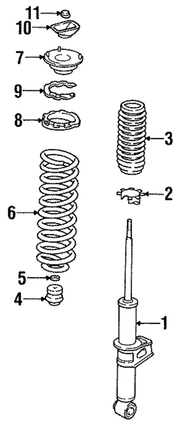 Genuine Porsche parts diagram