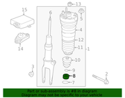 Genuine Porsche parts diagram