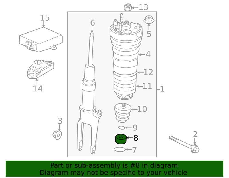 Genuine Porsche parts diagram