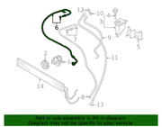 Genuine Porsche parts diagram