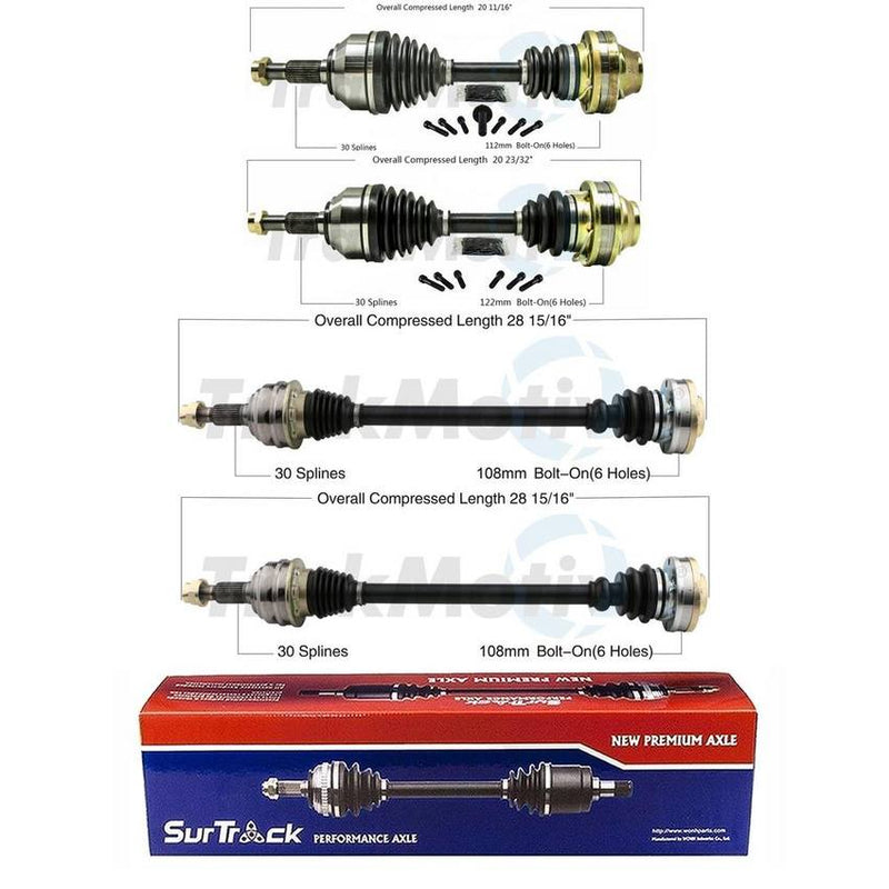 VW CV Axle Shaft Kit – Front and Rear 7L6407271H – Aftermarket 3991470KIT