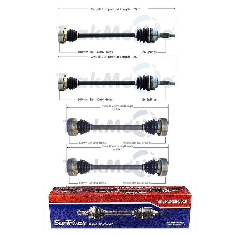 VW CV Axle Shaft Kit – Front and Rear 251501203GX – Aftermarket 3991864KIT