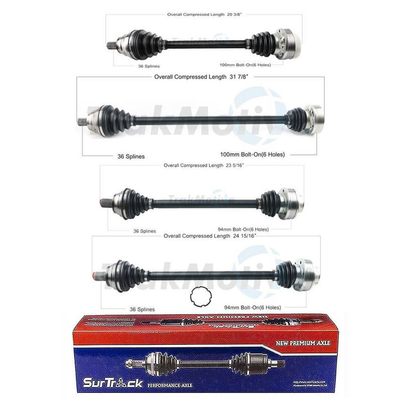 VW CV Axle Shaft Kit – Front and Rear 5Q6407271J – Aftermarket 3991870KIT