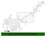 Genuine Porsche parts diagram
