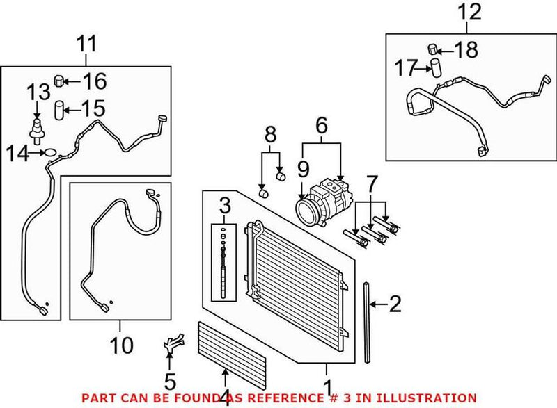 VW A/C Receiver Drier 3C0898191B