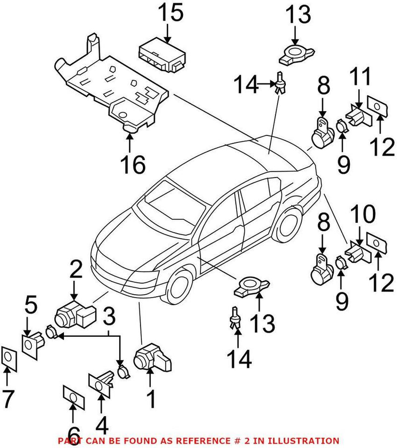 Park Assist Sensor – Front Inner