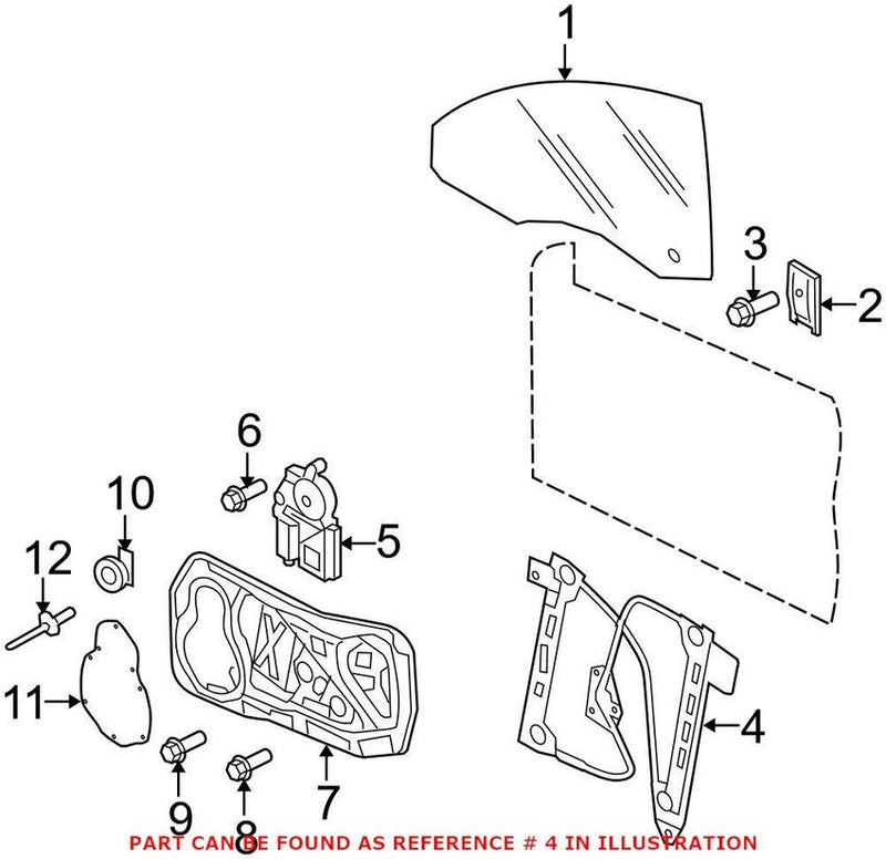 Window Regulator – Front Driver Side