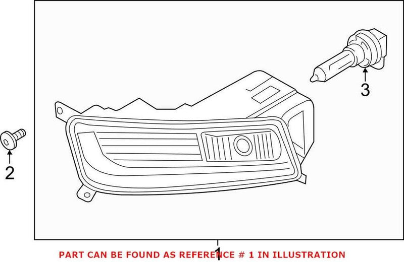 Foglight Assembly – Driver Side