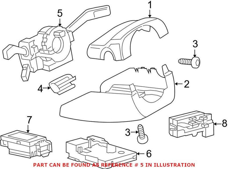 VW Combination Switch 3C9953502B9B9