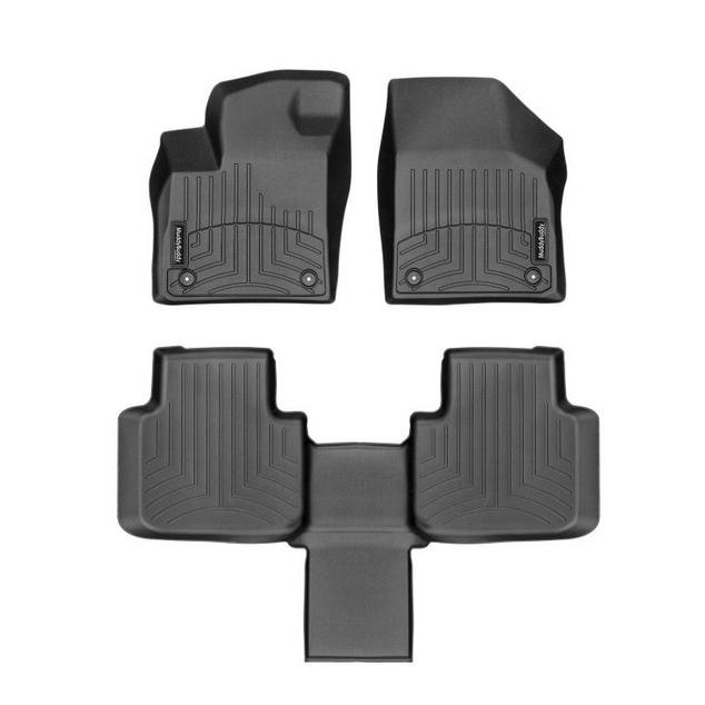 Floor Mat Set – Front and Rear (Without Front Passenger Mat Clips) (Captain Chairs)