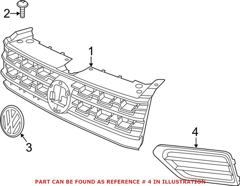 Grille – Front Driver Side