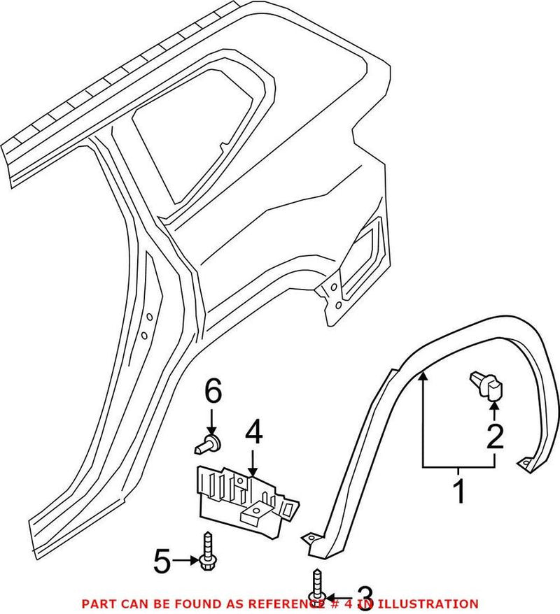 Mud Guard – Rear Passenger Side