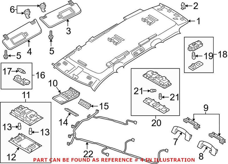 Sun Visor – Driver Side