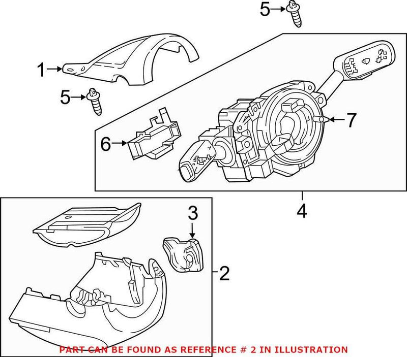 Steering Column Cover – Lower