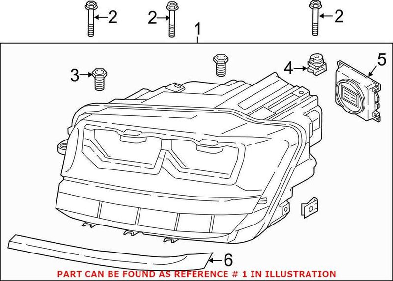 Headlight Assembly – Front Driver Side