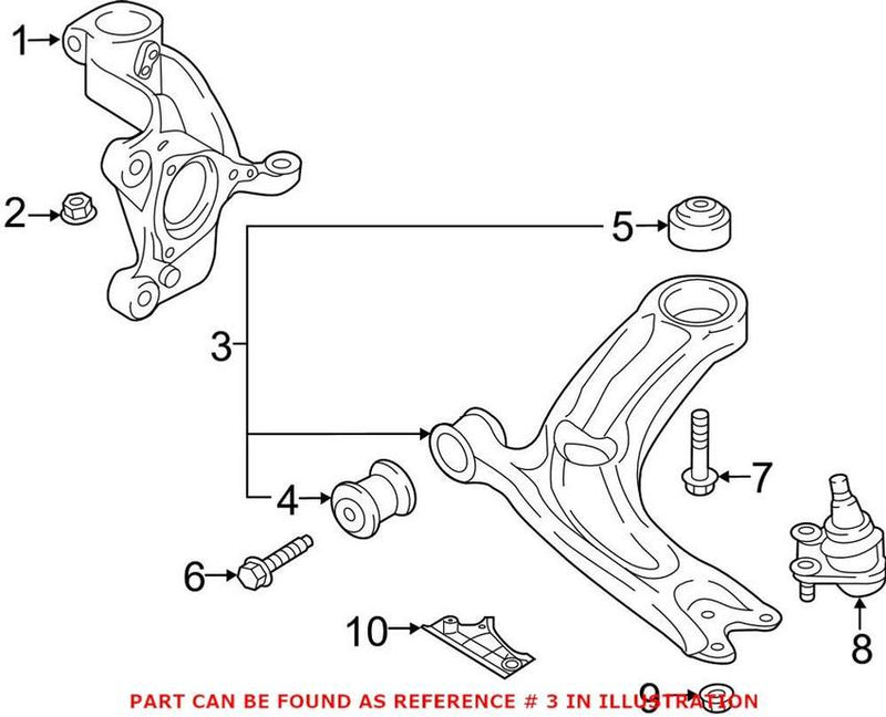 Suspension Control Arm – Front Passenger Side