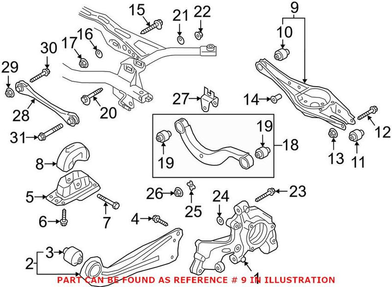 Genuine VW/Audi Suspension Control Arm 3Q0505311G – Genuine VW/Genuine VW/Audi