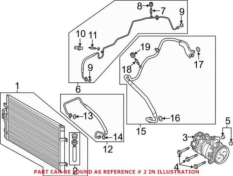 VW A/C Receiver Drier 3QF298403 – Genuine VW/Audi