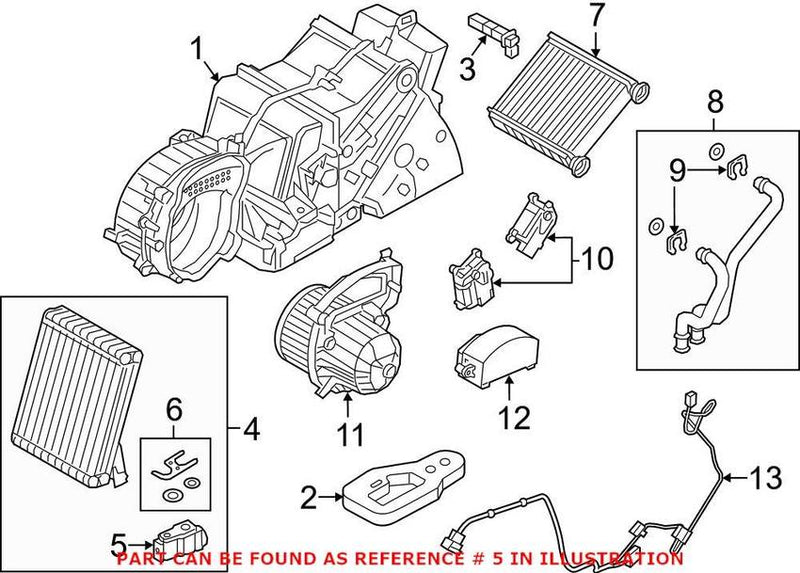 A/C Expansion Valve – Rear