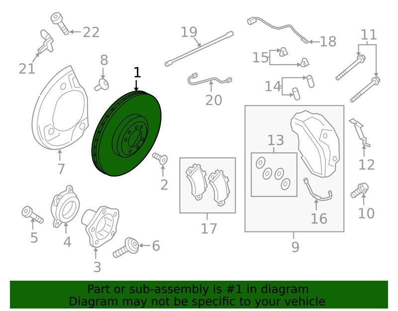Genuine Porsche parts diagram