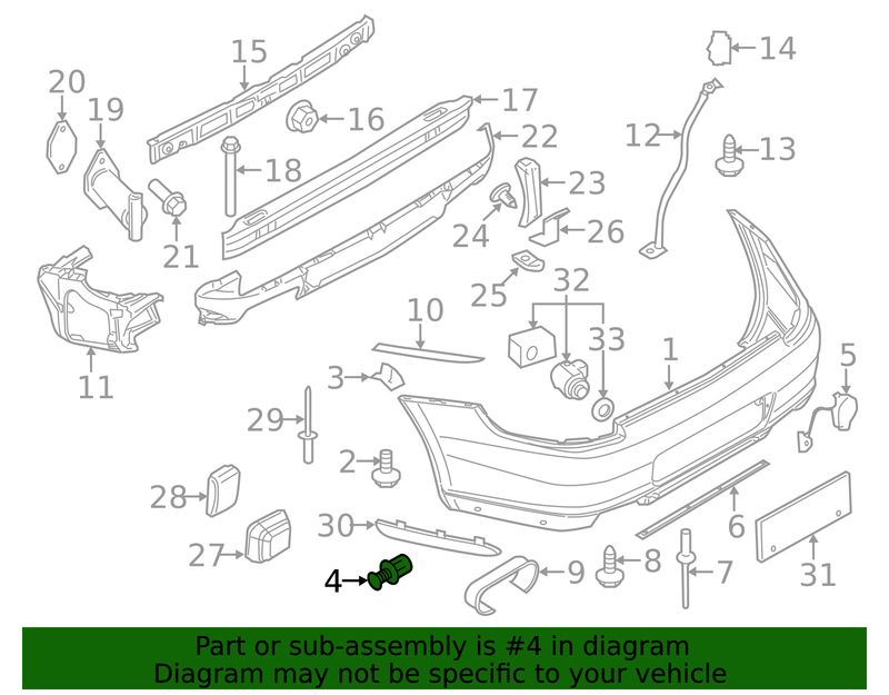 Genuine Porsche parts diagram