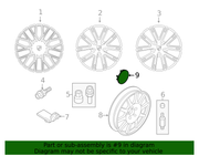 Genuine Porsche parts diagram