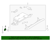Genuine Porsche parts diagram