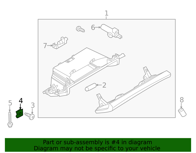 Genuine Porsche parts diagram