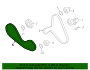 Genuine Porsche parts diagram