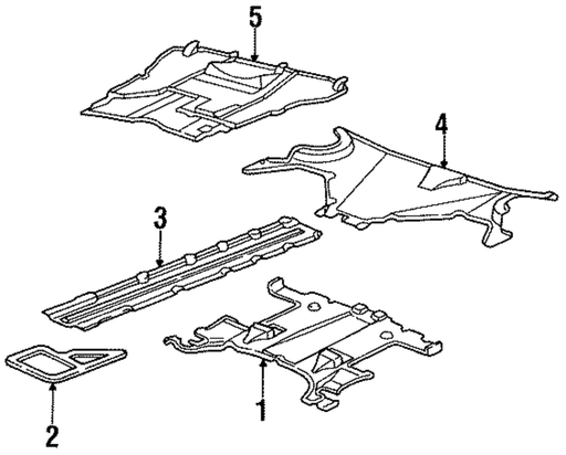 Genuine Porsche parts diagram