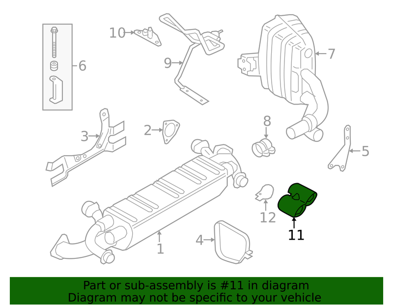Genuine Porsche parts diagram