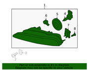 Genuine Porsche parts diagram