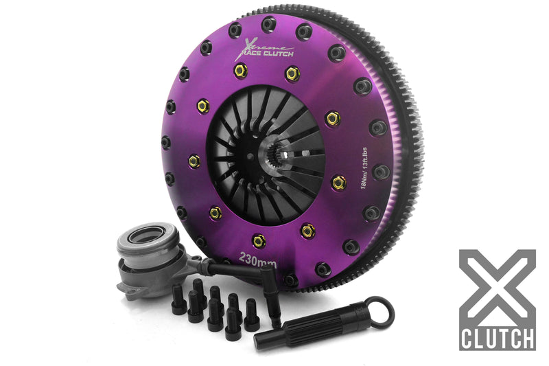 Stage 5 - 9.0" Twin Disc Rigid Ceramic Clutch Kit - XKVW23698-2E