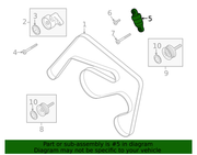 Genuine Porsche parts diagram