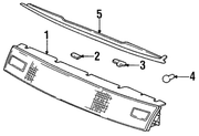 Genuine Porsche parts diagram