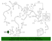 Part can be found as reference #13 in illustration