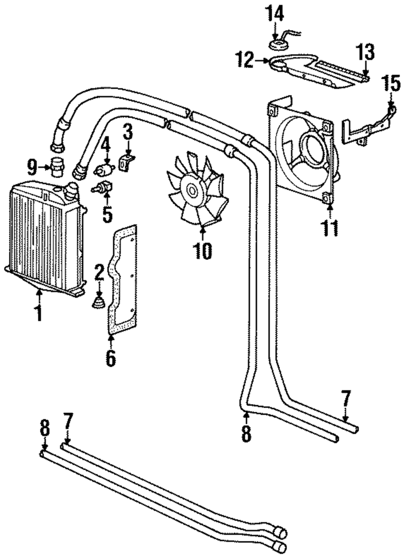 Genuine Porsche parts diagram