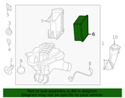 Genuine Porsche parts diagram