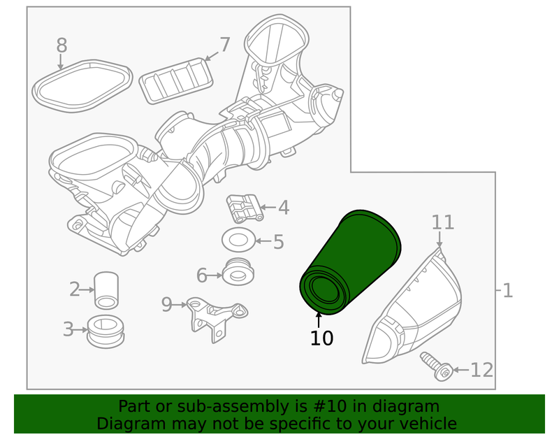 Genuine Porsche parts diagram