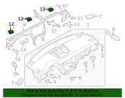 Part can be found as reference #12 in illustration