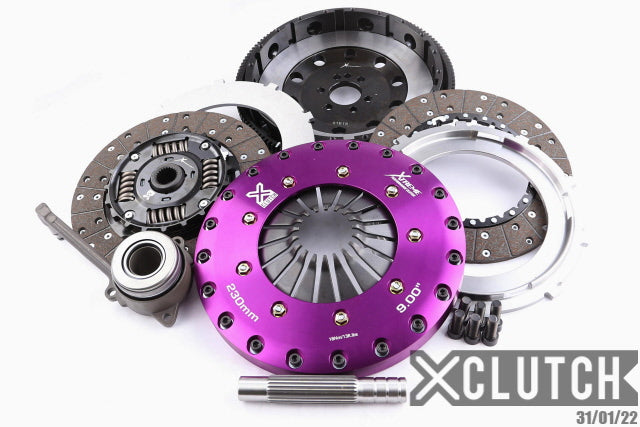 Stage 4 - Twin Disc Sprung Organic Clutch Kit - XKVW23696-2A