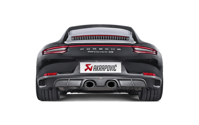 Akrapovic 16-17 Porsche 911 Carrera (991.2) Rear Carbon Fiber Diffuser - Matte