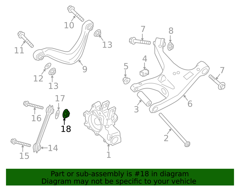 Genuine Porsche parts diagram