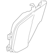 Genuine Porsche parts diagram