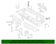 Genuine Porsche parts diagram